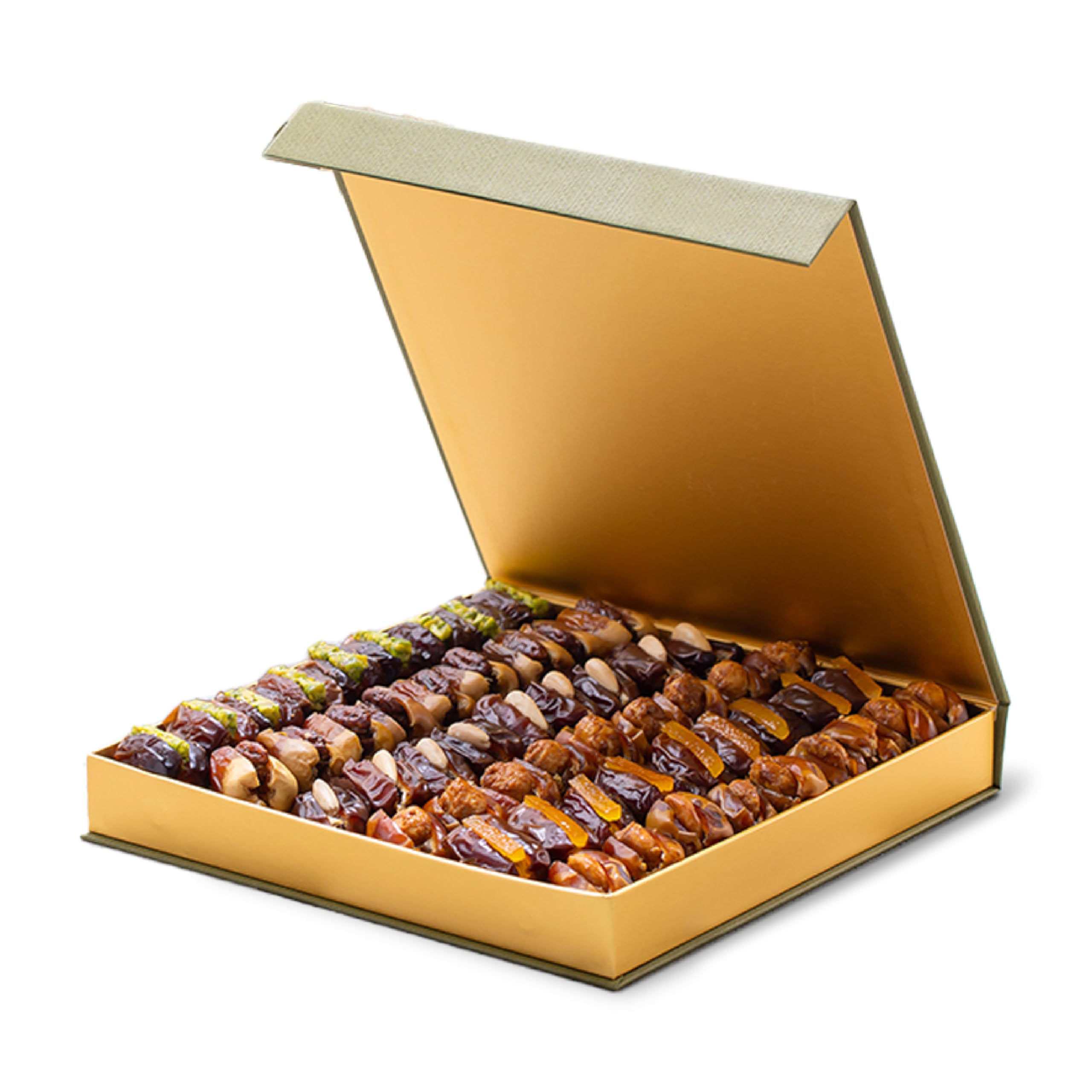 Bateel Palm Coffret Cadeau | Dattes Fourrées Assorties | Grand Format | Cadeau de Luxe