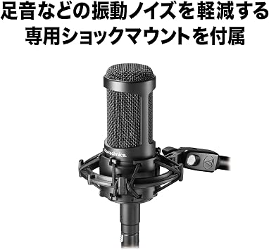 Audio-Technica AT2035 Large Diaphragm Studio Condenser Microphone