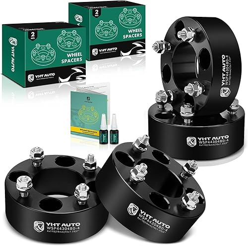 YHTAUTO 4 espaciadores de rueda de 0.157 x 4.331 in de 2 pulgadas para modelos Arctic Cat, Honda, Yamaha, Suzuki, Can-Am, Bombardier, Kawasaki, 4