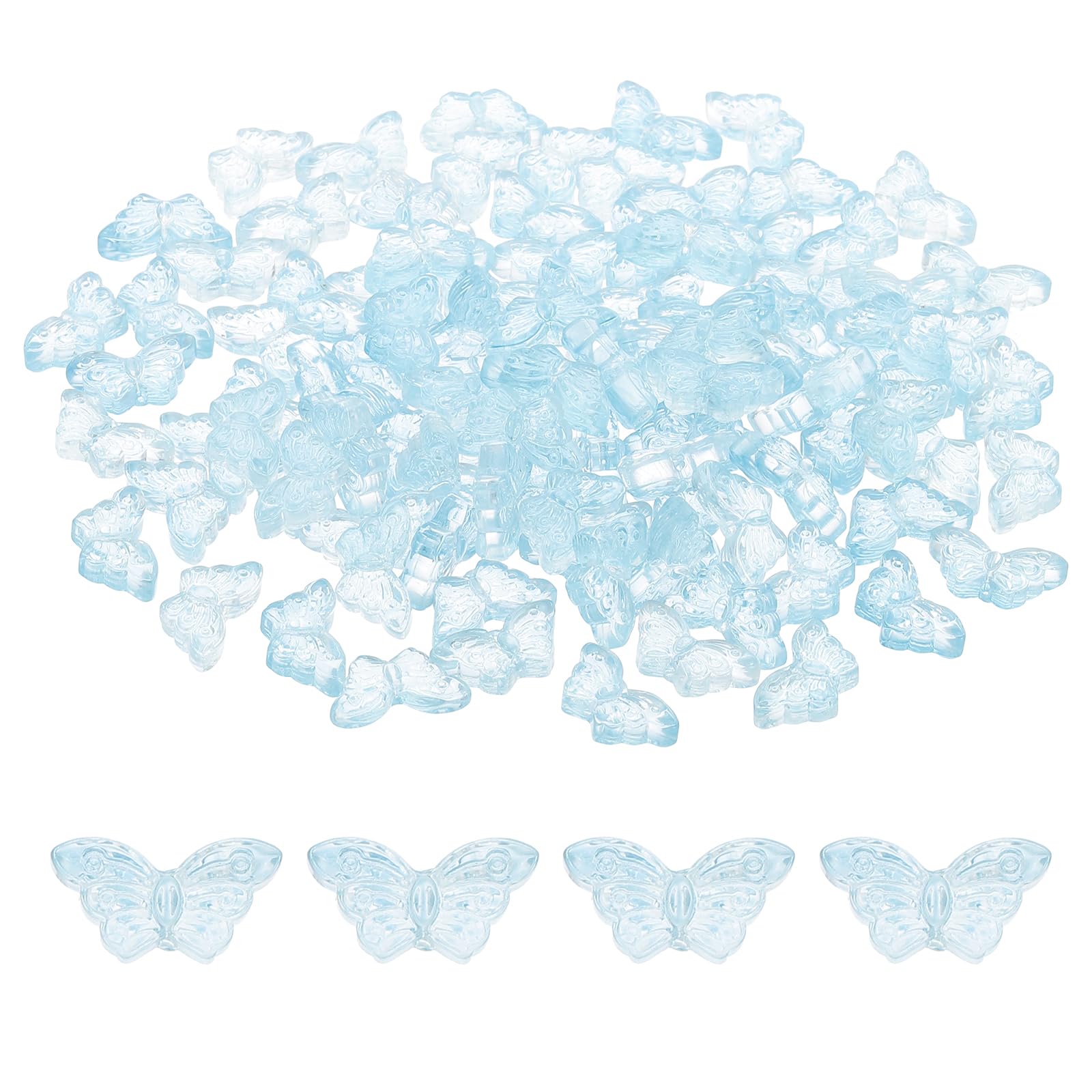 Perles papillon en cristal tchèque pour personnaliser vos bracelets de mariage et colliers d'été