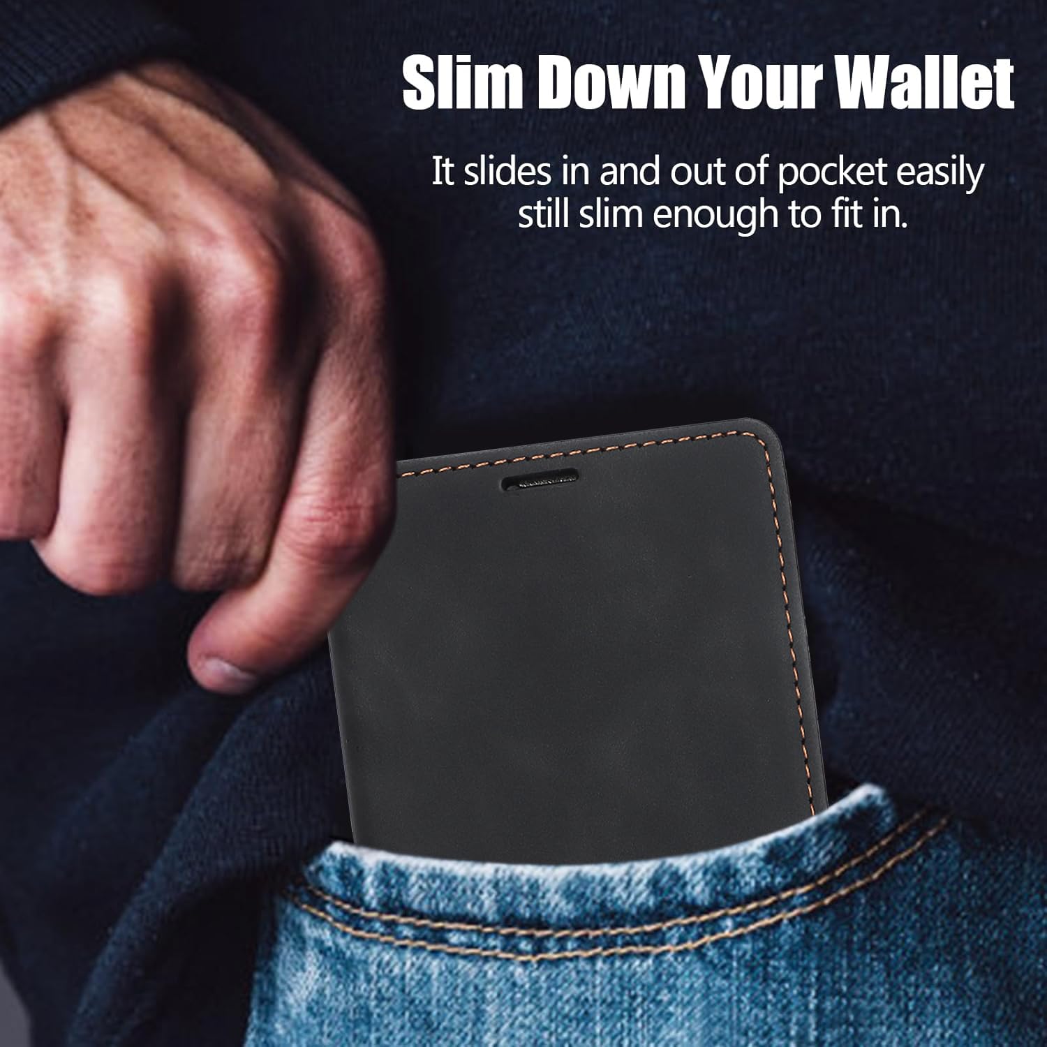 GOKEN Case For Xiaomi 14T 5G - Premium Synthetic Leather And Soft - View #7