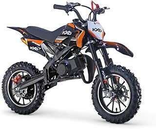 KXD 701 49ccm 2 Temps Enfant Dirt Bike Dirtbike crossbike Pocket pitbike Cross Mini Moto Motocross poketbike poketbikes Kid - Qualité Allemande (Orange)