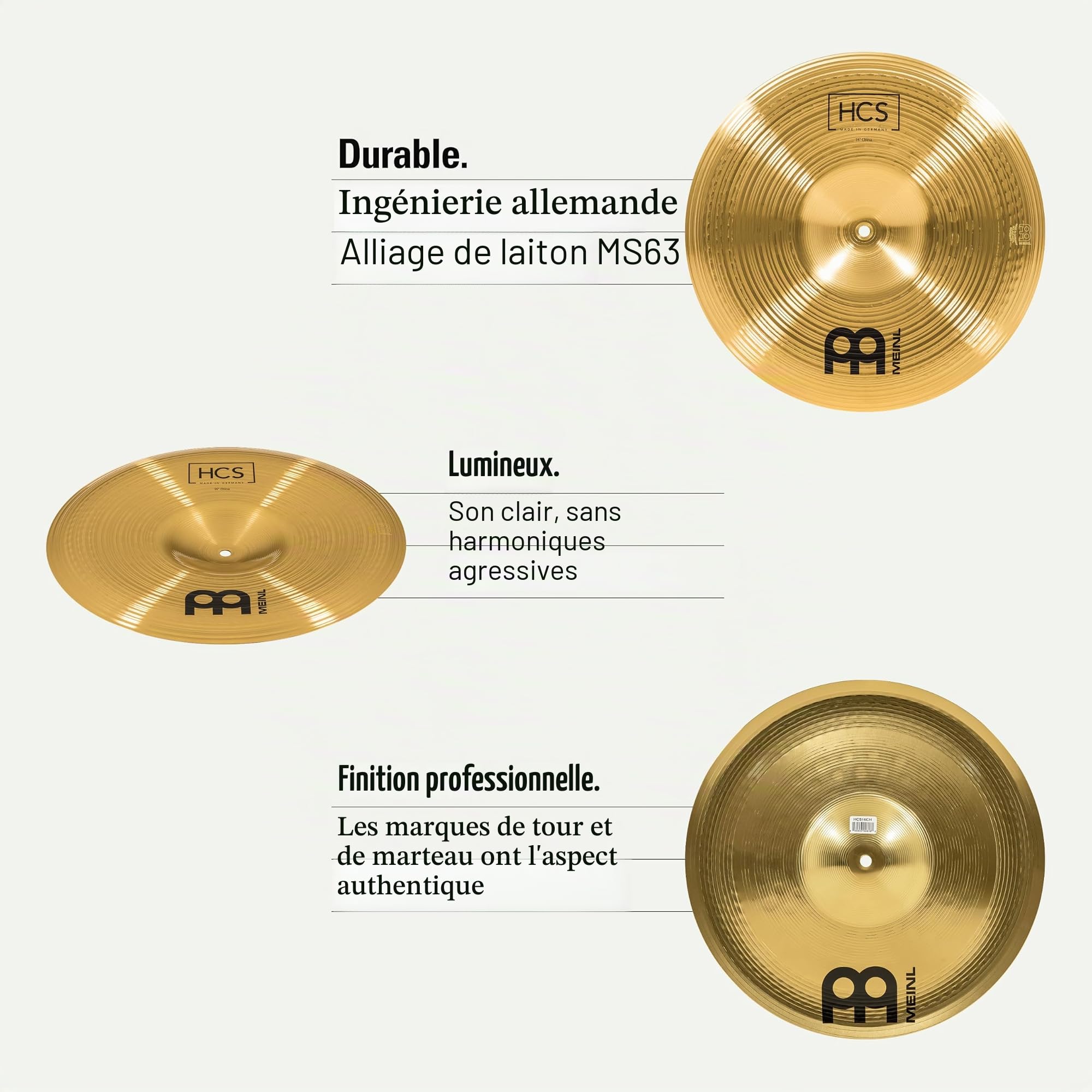 Meinl HCS China 16", HCS16CH - Cymbale China