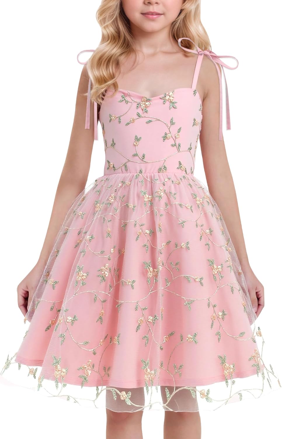 Oiseau Avec Volière Fleurie Broderie Florale Avec Petites Fleurs Roses