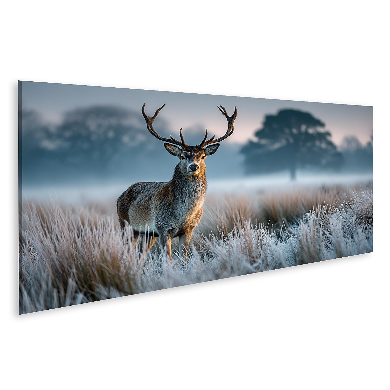 Tableau de cerf majestueux panorama pour une sensation de sérénité absolue