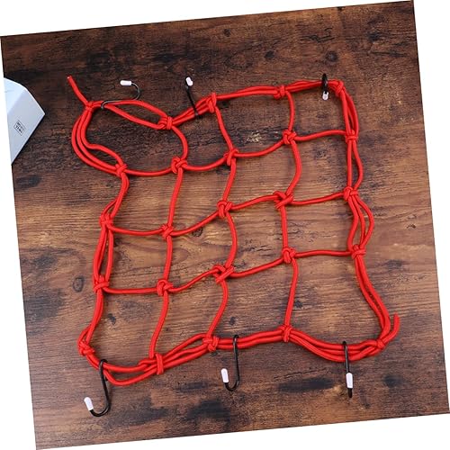 Miniatura 8 de VANZACK Red de carga para motocicleta, soporte trasero para bicicleta, accesorios de motocicleta, malla elástica, banda de goma, red de carga para