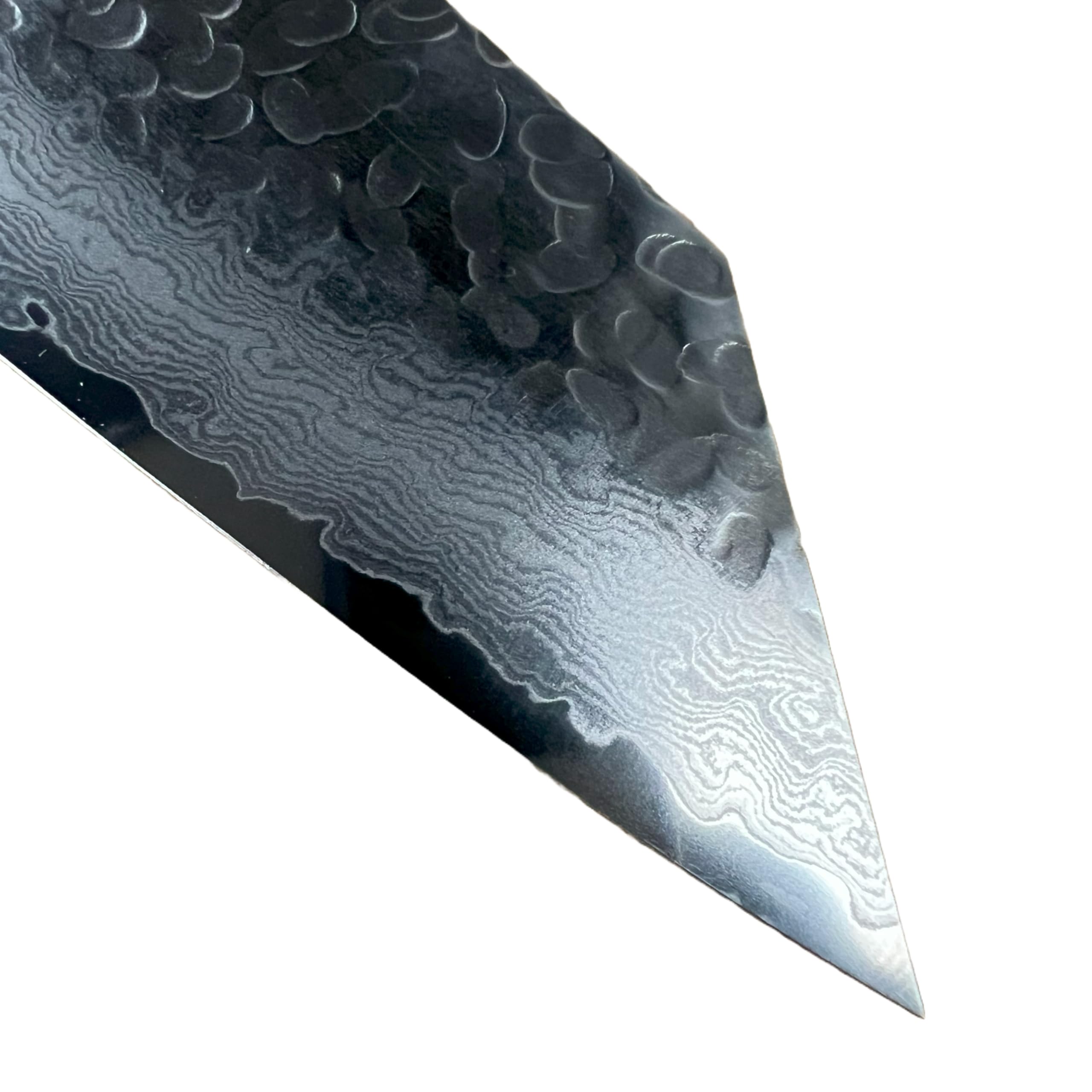 Amazon | 堺孝行 槌目ダマスカス VG10割込み 33層 剣型牛刀 190mm