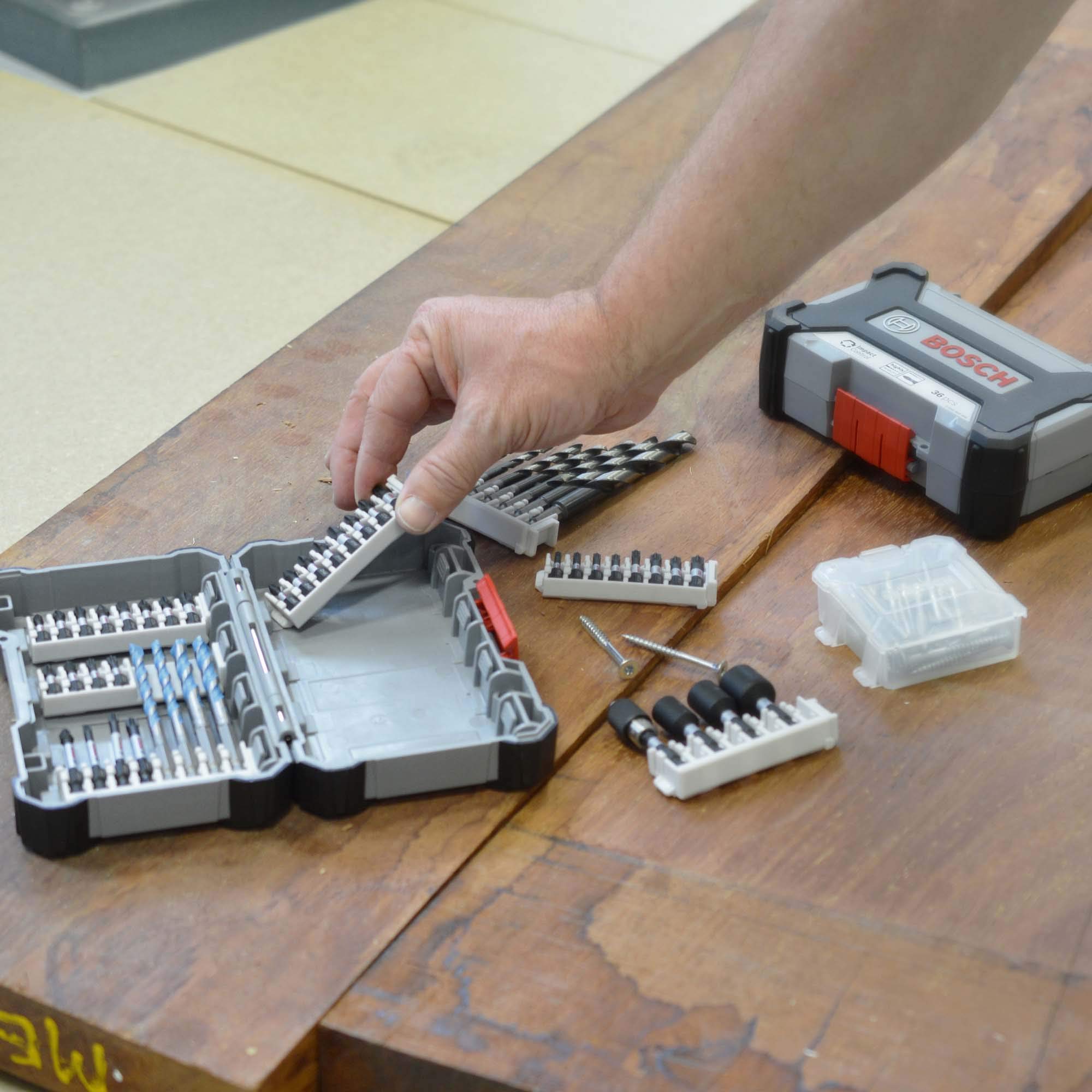 Image secondaire de Pack d'Embouts de Vissage Cruciformes Bosch Professional - 8 Pièces Impact Control