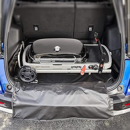 Miniatura 6 de Grisun 7030 Funda protectora de carga para Weber 9010001 Traveler parrilla de gas portátil, resistente al agua 600D bolsa de almacenamiento portátil