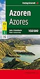 Azoren, Autokarte 1:50.000: Achtung! Besondere Ausflugsziele. Ortsregister mit Postleitzahlen. GPS (freytag & berndt Auto + Freizeitkarten)