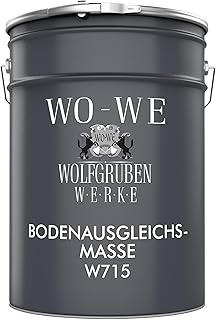 WO-WE Bodenausgleichsmasse Ausgleichsmasse Nivelliermasse Bodenbeläge - Lichtgrau - 25KG