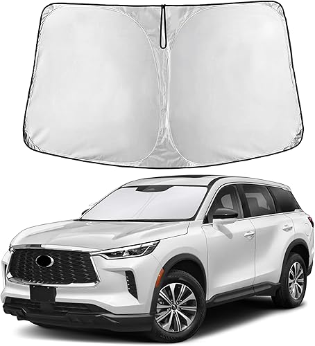 Miniatura 84 de EcoNour Parasol para Subaru Crosstrek 2013-2015 2016 2017, visera solar para parabrisas delantero y ventana, bloqueador de calor UV y protector