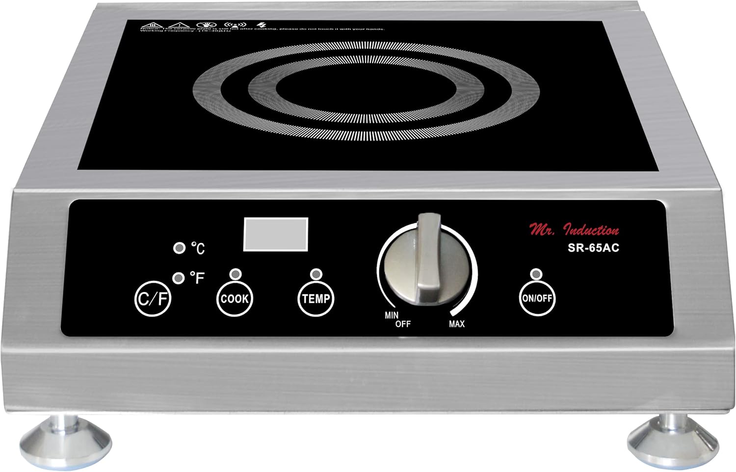 Estufa de Piso 2600W 18 Pulgadas Corriente Doméstica 220-240V