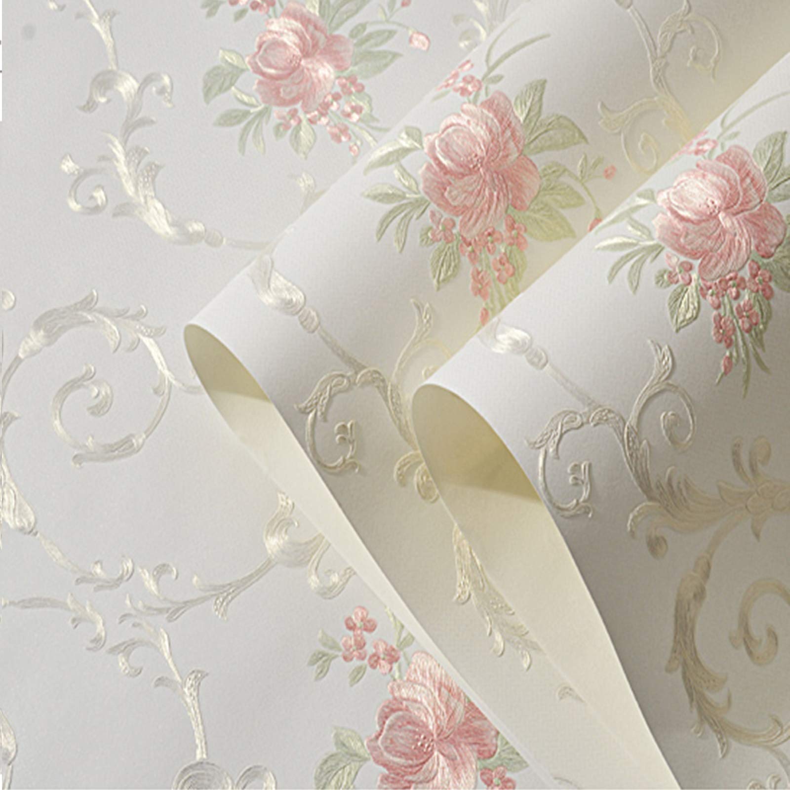 Carta da parati Carta Da Parati Bianca Autoadesiva, Facile Da Incollare E Staccare La Decorazione Della Decorazione Della Casa, 0,53x3m / 0.53x6m (Size : 0.53x6m)