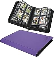 Vista 27 de Carpeta Toploader CARDBINDER, Estuches Duros Toploader, Fundas de 4 Bolsillos para hasta 128 Tarjetas. Carpeta de Tarjetas Toploader con Fundas