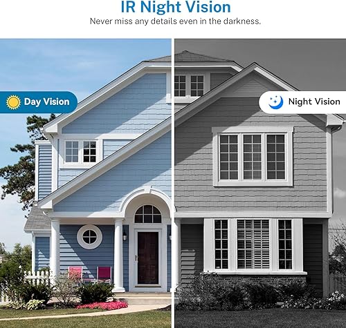 Miniatura 7 de Cámara de timbre de video inteligente WiFi inalámbrica de 1080p con receptor de timbre, detección humana AI, visión nocturna, audio bidireccional,