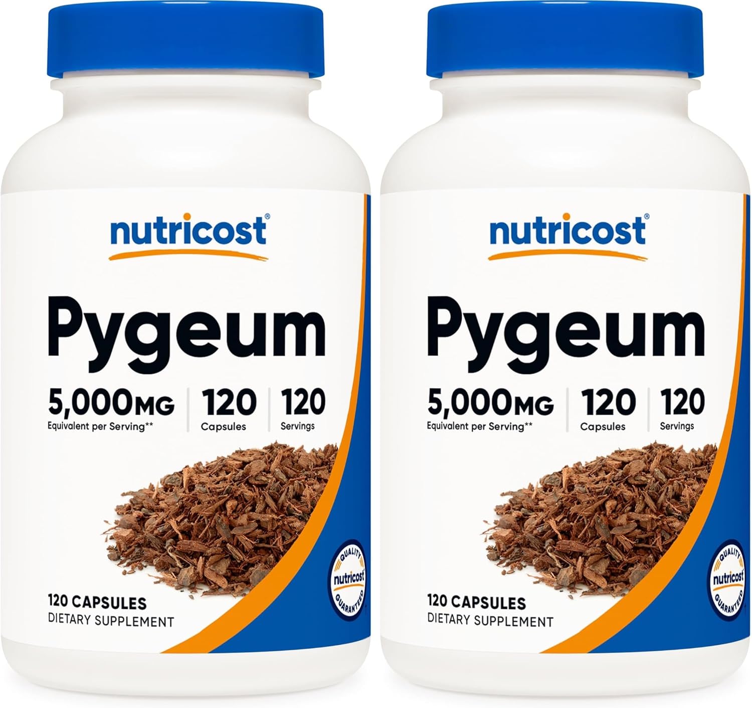 Nutricost Pygeum Extract 120 Capsules for 120 Servings - Veggie Capsules, Non-GMO, Gluten Free, Vegetarian Friendly (Pack of 2)