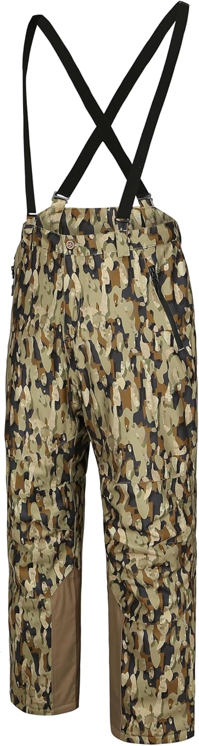 UIIHUNT Hunting Clothes for Men with Face Mask, Silent Waterproof Camo Jacket & Pants, Warm Hunting Suit for Cold Weather - Image 6