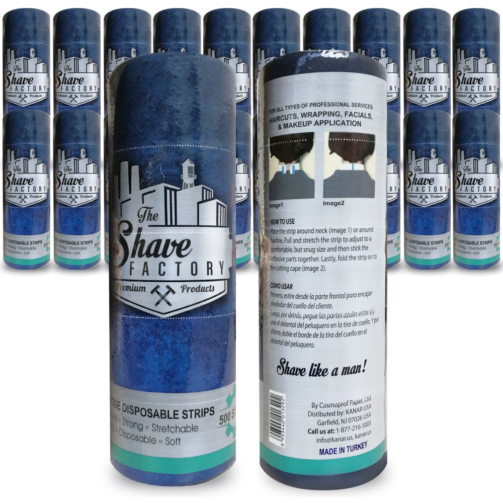 Shaving Factory Disposable and Elastic Hygienic Barber Neck Strip (20)