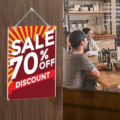 Miniatura 12 de PecMuikee Acrylic Sign Holder 8.5x11, Wall Mount Acrylic Sign Holder and Plastic Paper Display Ad Frame bonus with 3M Tape and Mounting Screws for