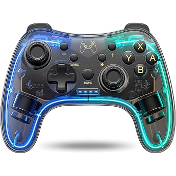 Wireless Switch Controller for Switch/Lite/OLED Console, Switch Controller with Precise Motion Control, Dual Motor Vibration,