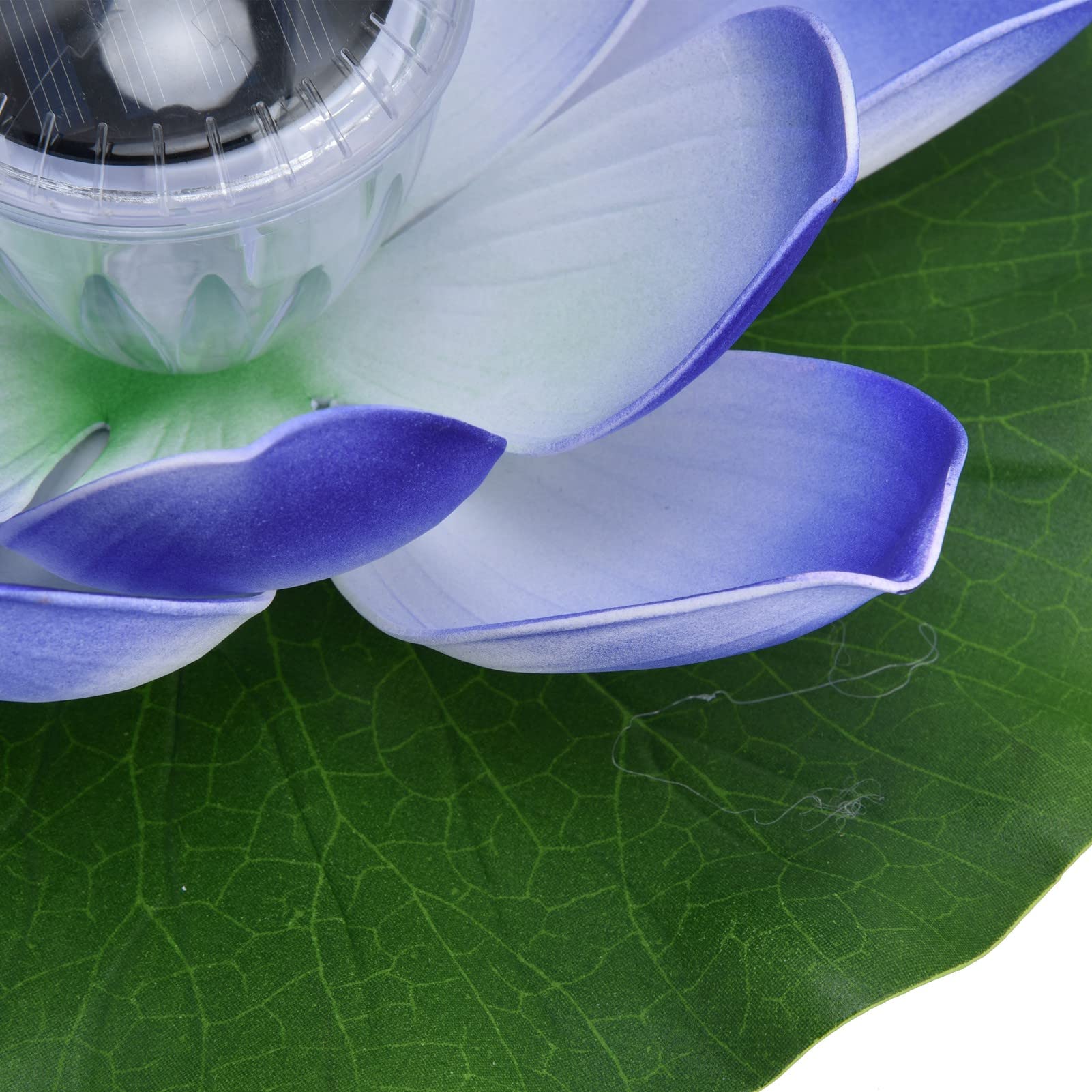 Luz solar de loto, luz de loto flotante alimentada por LED impermeable para decoración de jardín al aire libre