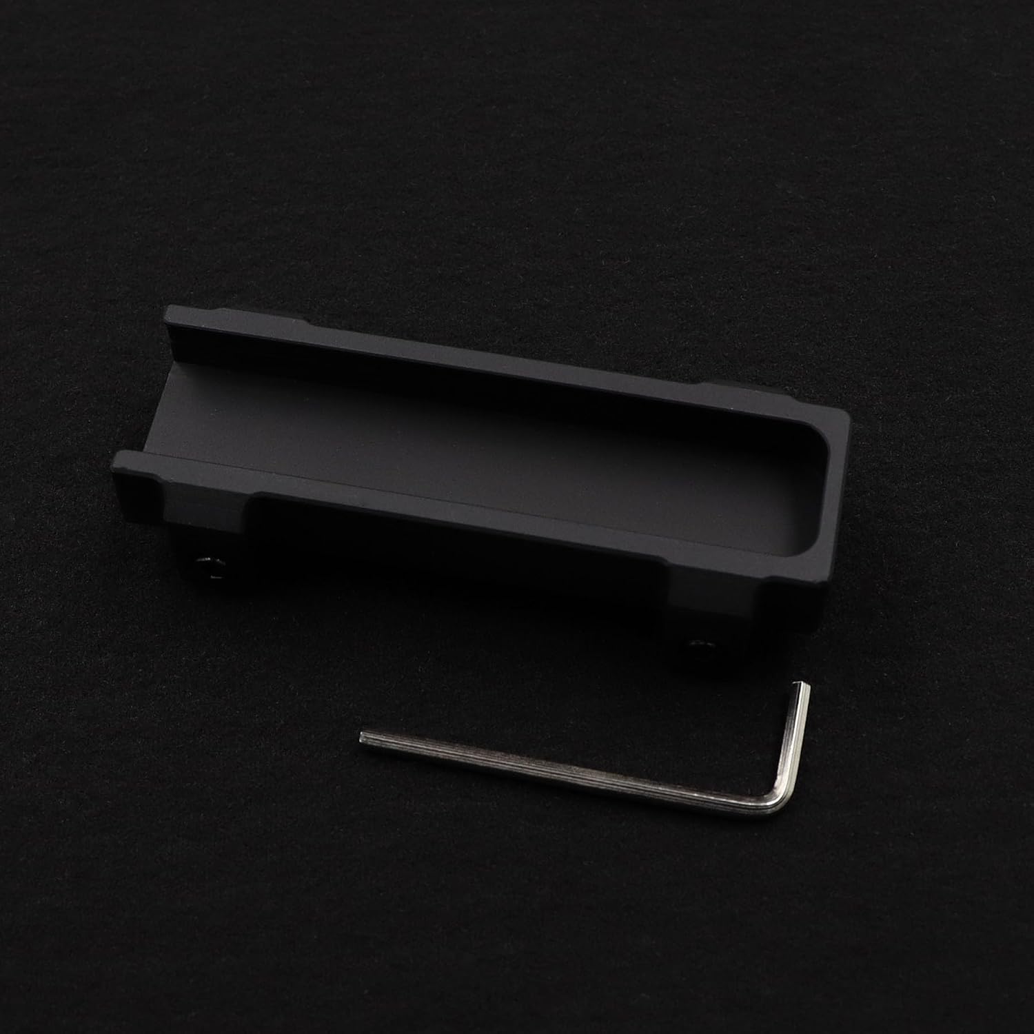 Pressure Switch Mount for OLight Odin GL M & Odin S Weapon Light Tape Switch Installation, Pressure Switch Holder with Cable Management System, Aluminum (Odin GL M & Odin S Series-Black)