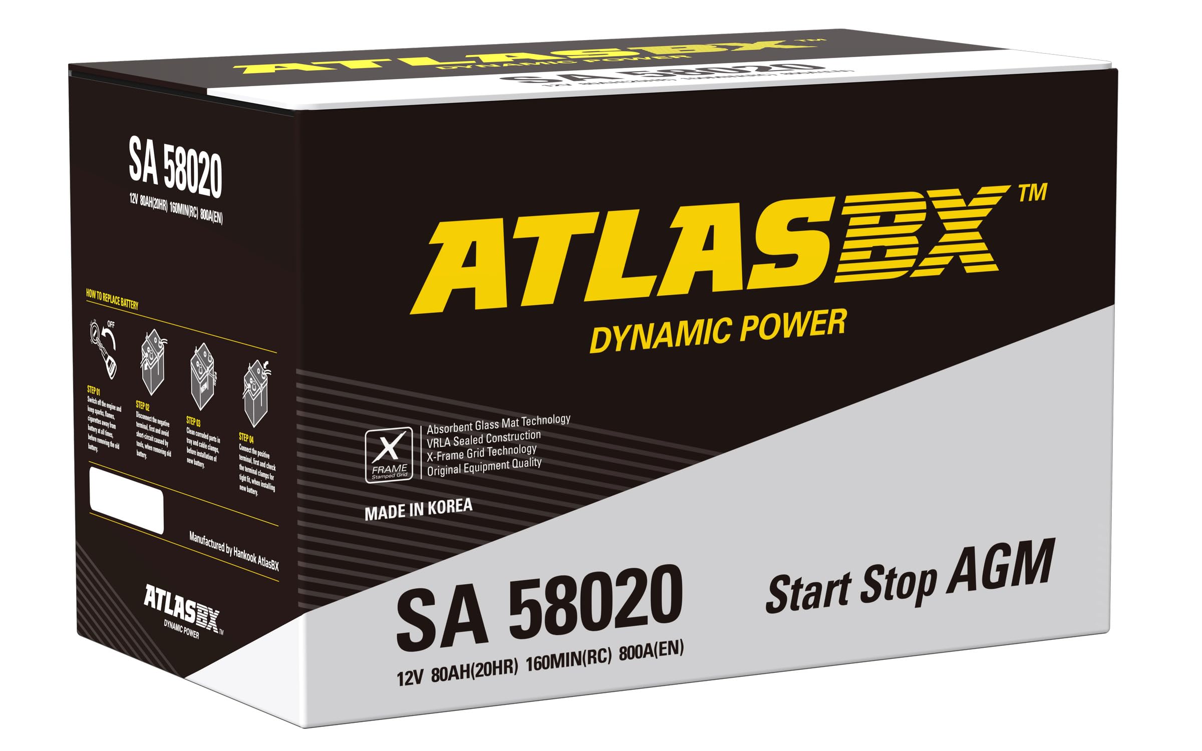Amazon | ATLASBX [ アトラス ] 輸入車バッテリー アイドリング