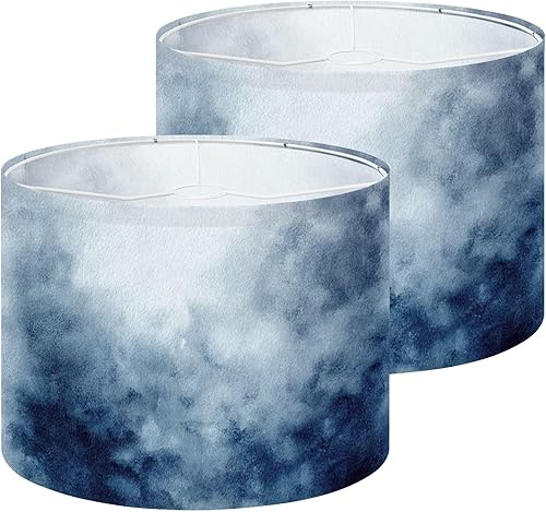 Miniatura 12 de Drum Lamp Shade Graffiti swirl neon blue pink yellow Funky 80s street art vibrant Lampshade for Floor Lamps Table Lamps Pendant Light 11"x8.9"