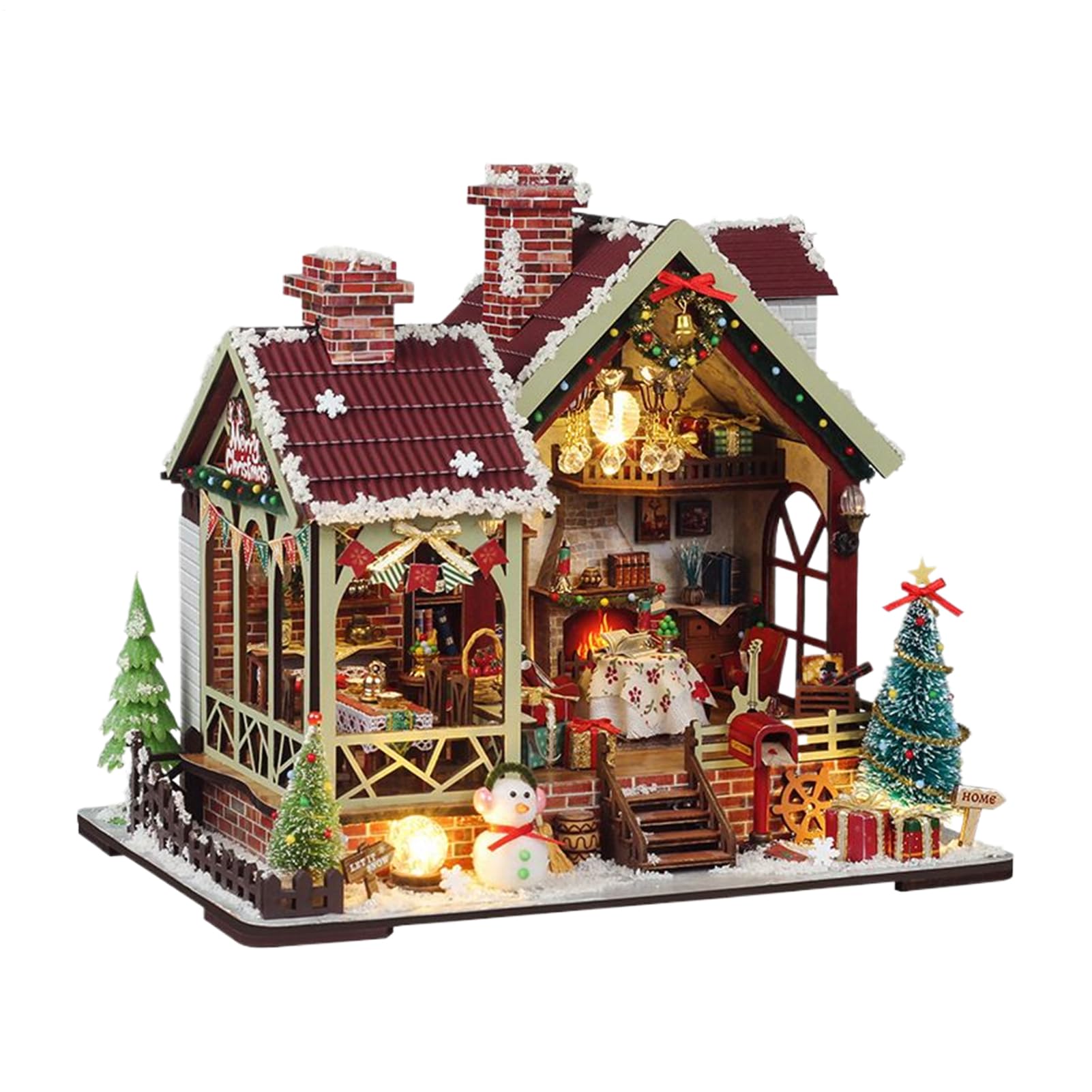 Kit Per Costruire Una Casa In Miniatura | 3D Creativo In Legno Artigianato | Fai Da Te,Kit Per Costruire Una Piccola Casa Artigianale - Per Famiglia Ragazzi Ragazze Adolescenti Bambini