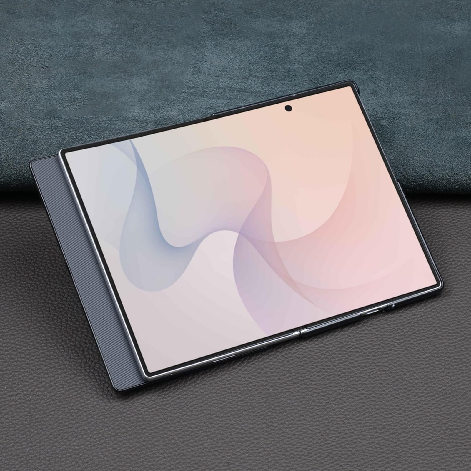 Vera Pelle Custodia per Samsung Galaxy Z Fold 8, Lusso Texture Coccodrillo