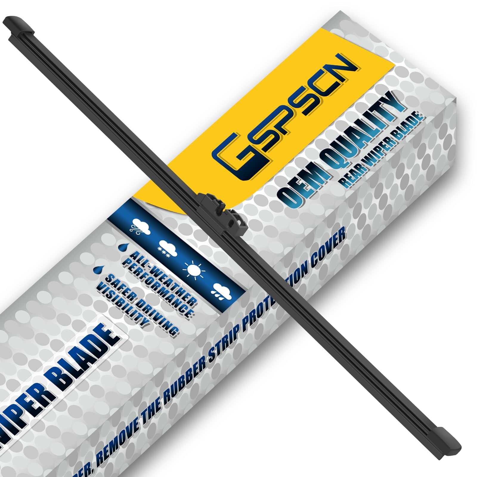 11" Rear Wiper For Ford EcoSport 22-18，Escape,Police Interceptor Utility 24-13，Expedition 23-18，Explorer 23-11 /Volvo V40 19-14 /BMW X3 23-18,X4 23-19 Back Windshield Wiper Blade (11-G)