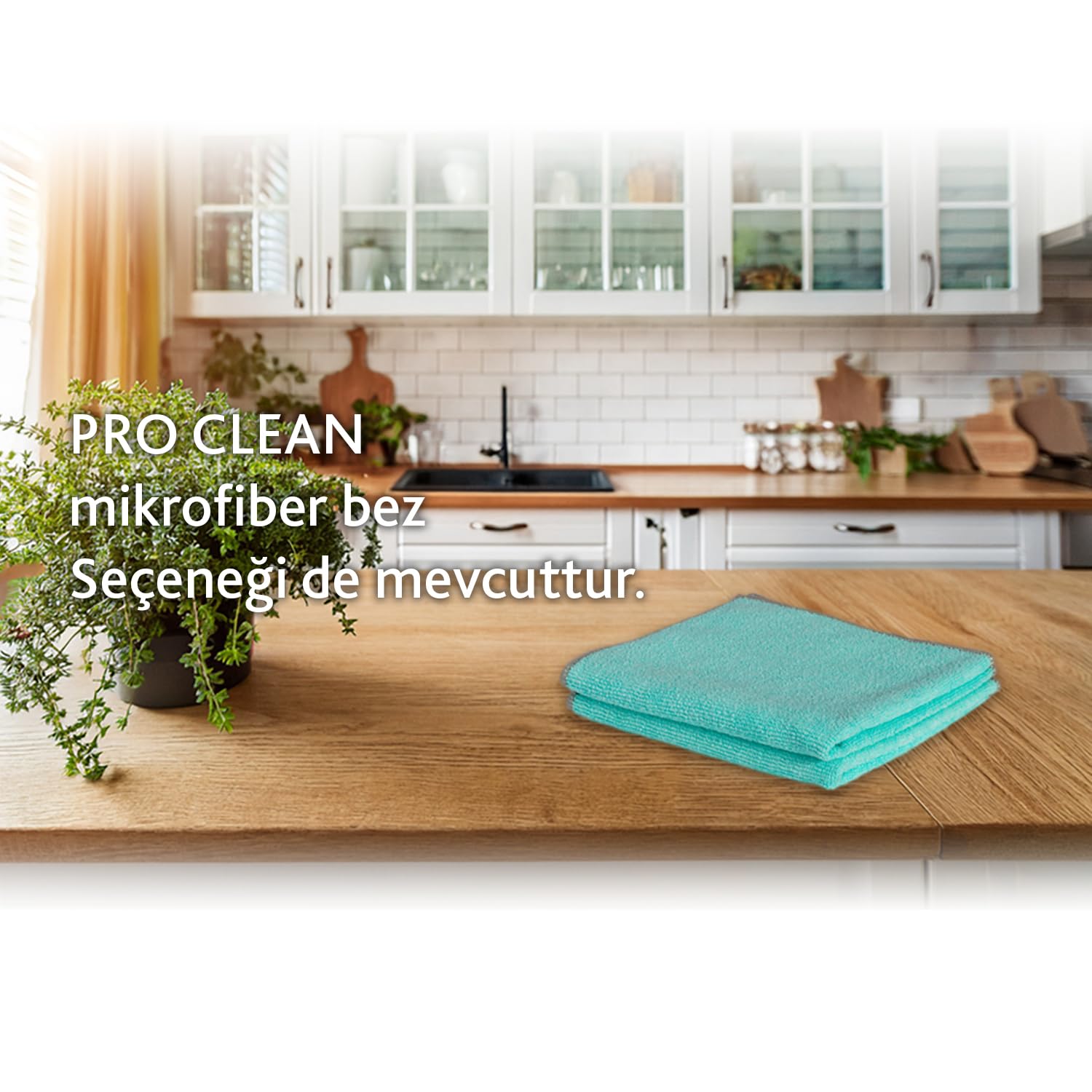 Vileda Pro Clean Aktif Enzimli Düz Sünger, 3’lü Paket