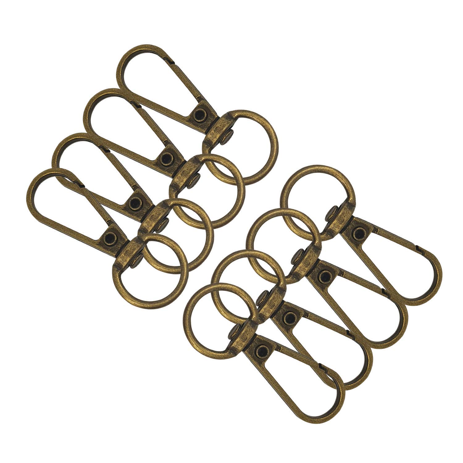 5 Pz Girevole Aragosta Auto Portachiavi Catena Portachiavi - Foto 3