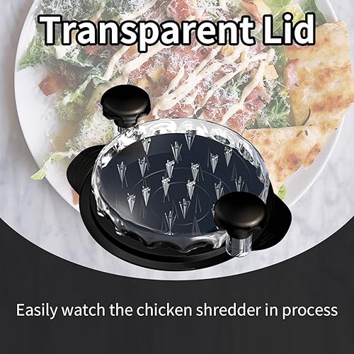 Miniatura 2 de Trituradora de pollo, herramienta trituradora de carne, herramienta trituradora de pechuga de pollo mejorada, trituradora de pollo con mango