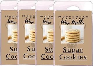 Warm Sugar Cookie Wax Melts – 4 Pack Bakery Scented Soy Wax Cubes | Sweet Vanilla, Buttery Dough, Fresh Baked Aroma | Pet ...