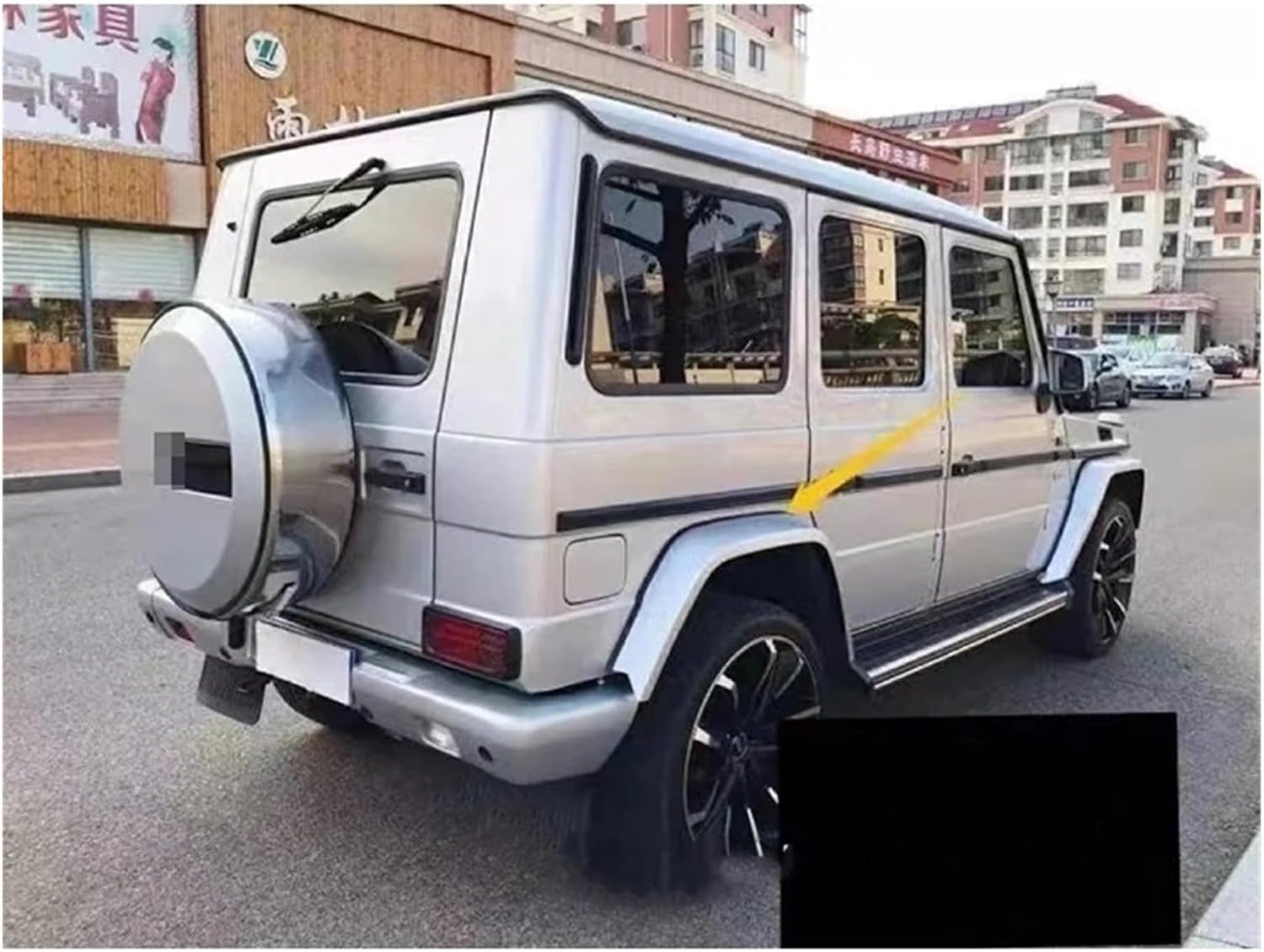 Car Accessories Wheel Arch Eyebrow Fender Flare Trim Compatible With W463