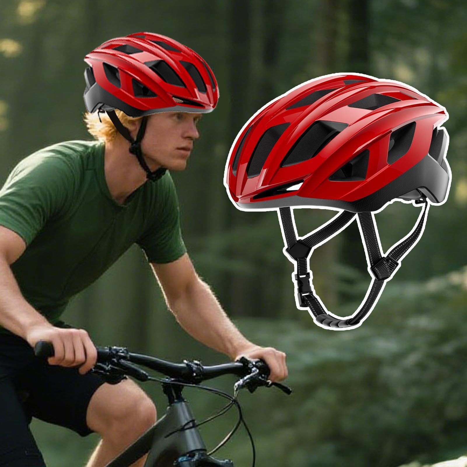 Cascos de ciclismo para adultos Protector, ajustable, transpirable,