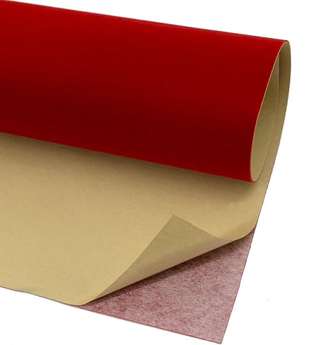 Miniatura 5 de Revestimiento de terciopelo autoadhesivo para cajones de joyas, rollo de tela, tapicería, pegatina para tapicería (azul rey)