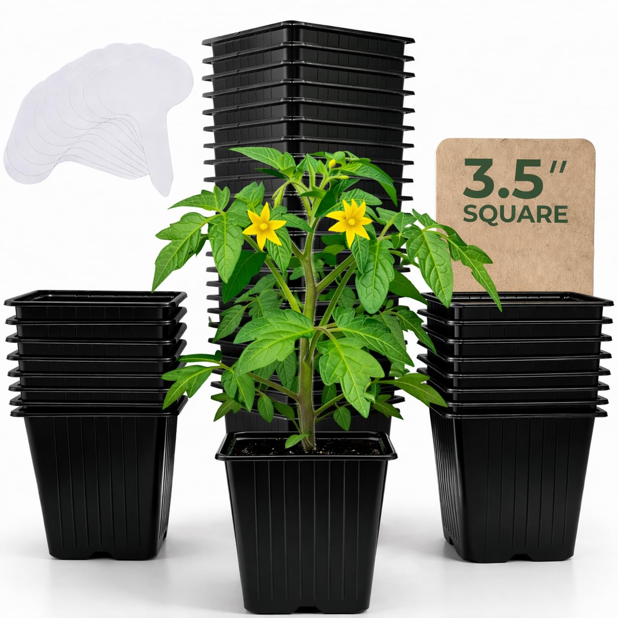 CARPATHEN Square Nursery Pots