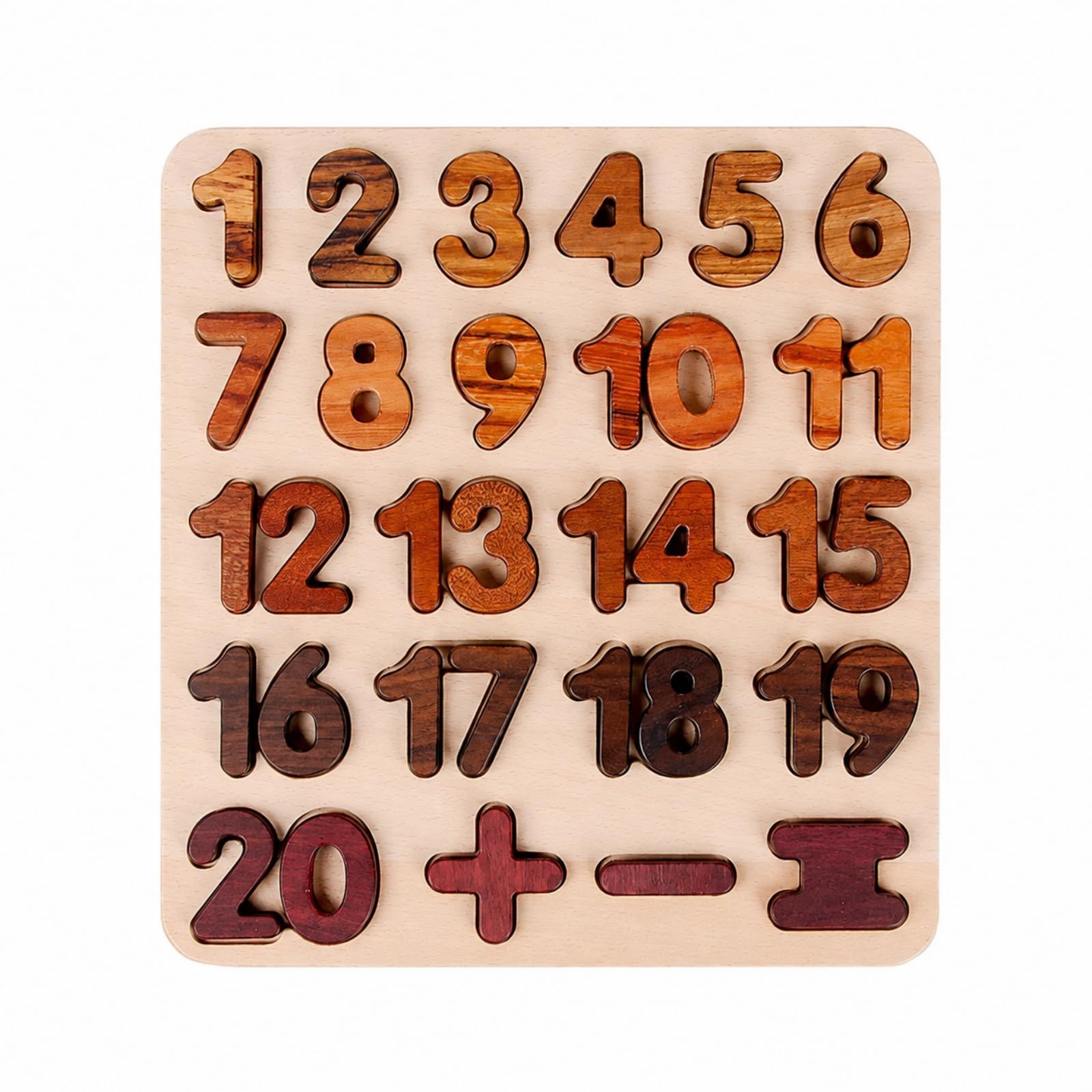 Puzzle a Incastro Educativo in Legno Tattile Tavola Puzzle con Pezzi Sagomati per Genitori, attività Prescolari, Gioco, Stile C