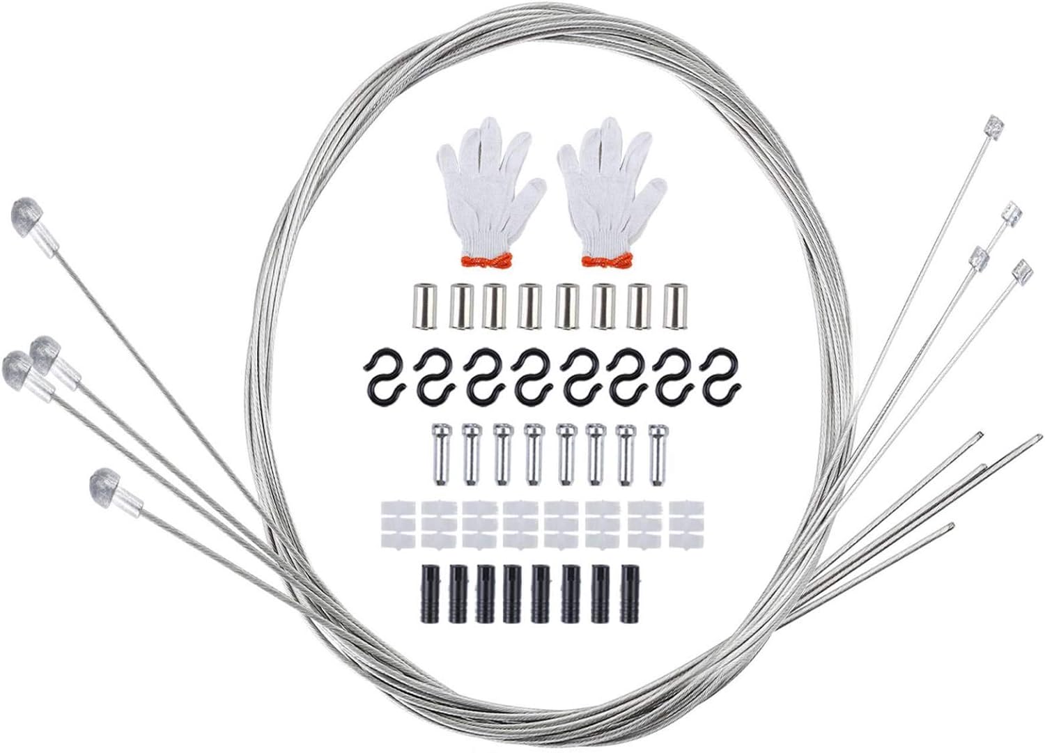 Singker 2 Set road Bike Brake Cable Gear Cable Wire Kit