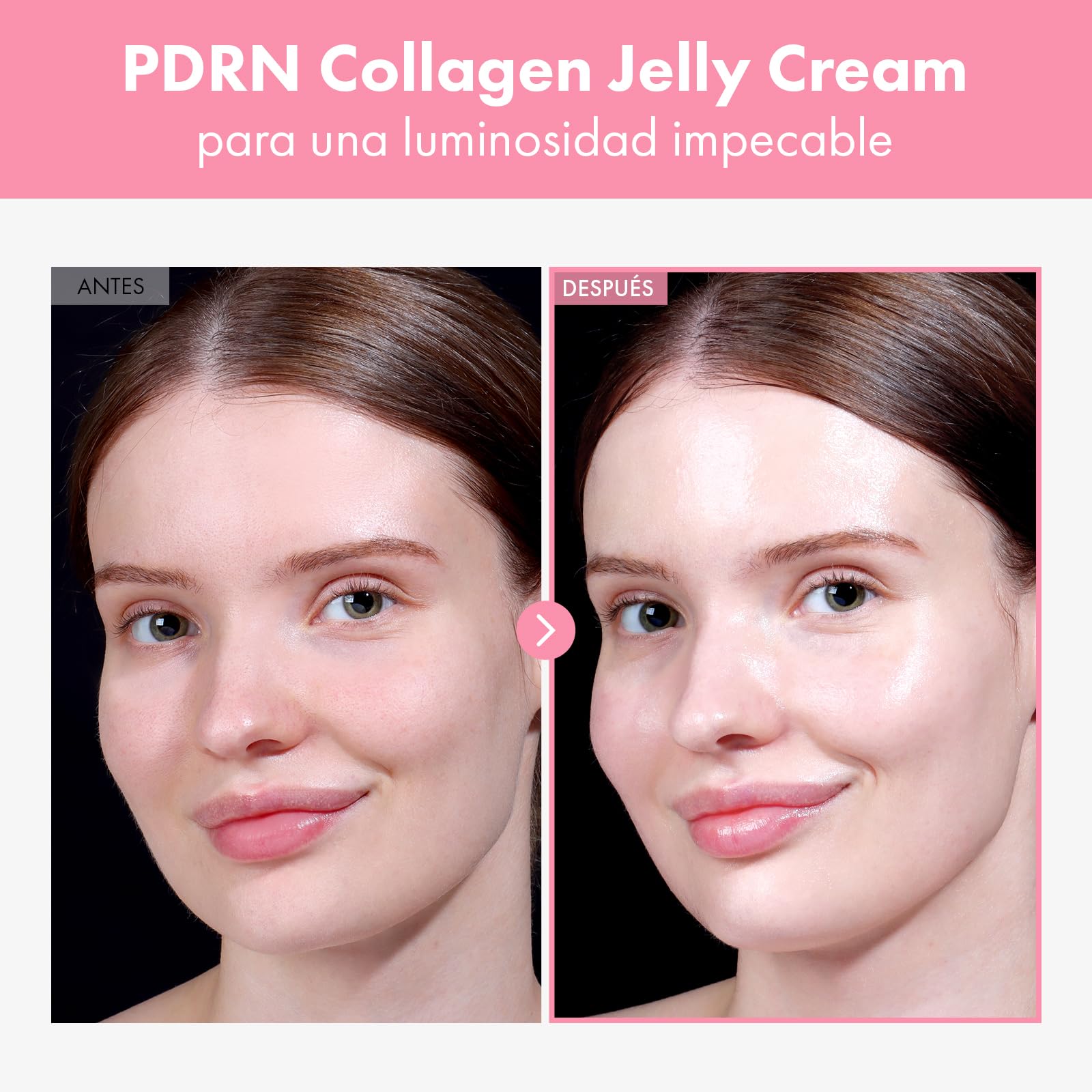 TOSOWOONG Crema Jelly PDRN y Colágeno, Reafirmante, Tono Desigual, Glow | 5.000ppm PDRN de ADN de salmón, Niacinamida, colágeno hidrolizado, hidratante, sin colorantes, K-Beauty, 50 ml