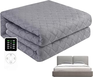 Warming Mattress Protector | 5-Level Flannel Heating Blanket - Electric Heated Mattress Coaster | for StudentRestaurant Apartment Business Rental | Vintervarmt Uppvärmt Madrasskydd För Användning i Hotell Restaurang Lägenhet Företag Affärer