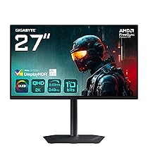 Gigabyte MO27Q2 27″ Monitor Gaming OLED QHD – 2560 x 1440, 240Hz, 0.03ms, 250 cd, m², Display HDR True Black 400, HDMI 2.1, DisplayPort 1.4