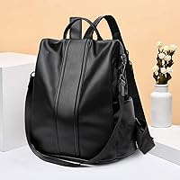 Vista 43 de Mochila impermeable liviana de nailon antirrobo para mujer, Caqui, M