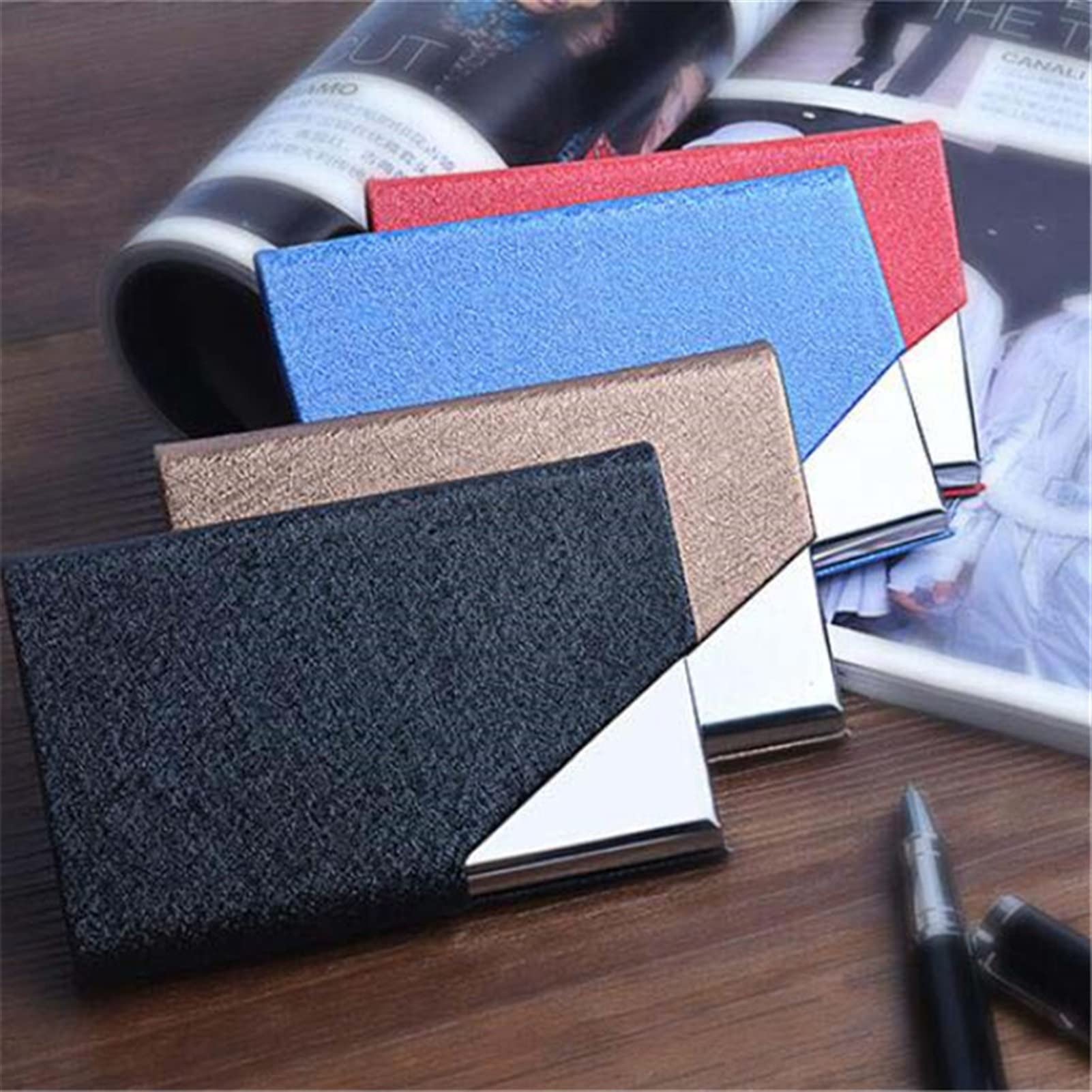 Amazon.co.jp: カードケース/カードホルダー 金属アルミカード