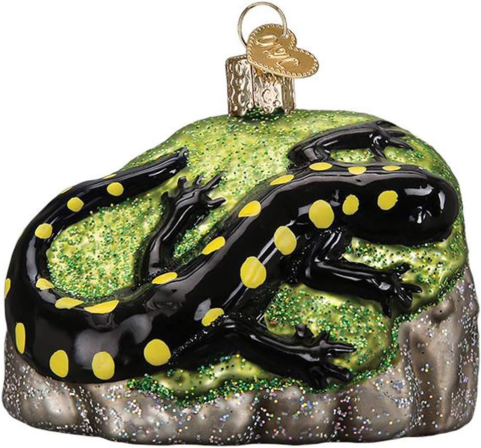 Old World Christmas Ornaments Salamander Glass Blown Ornaments for Christmas Tree