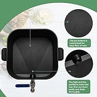 Vista 3 de Olla eléctrica de cera para hacer velas y jabón, gran capacidad de 7 cuartos de galón, panel digital de temperatura con boquilla, antiadherente