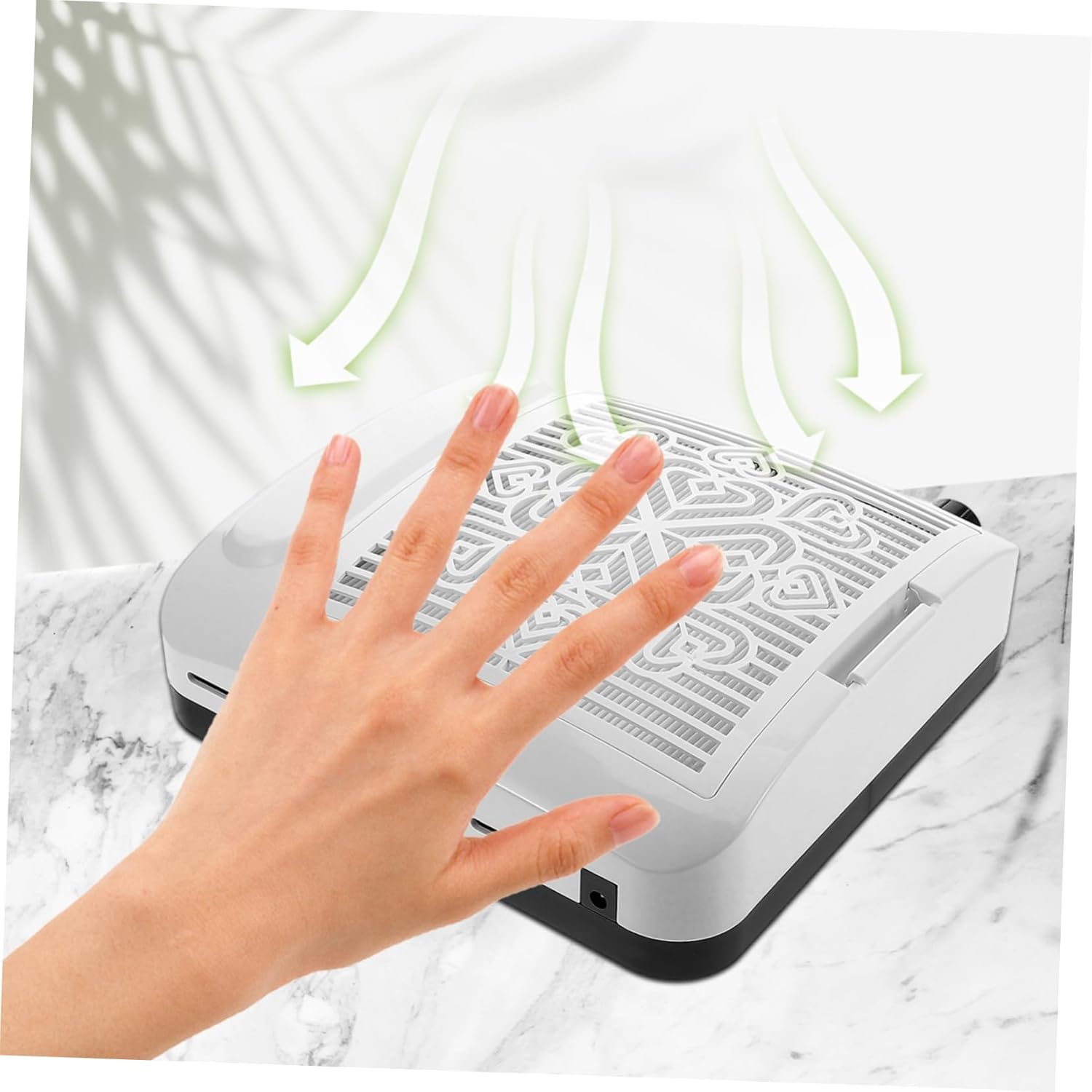 Nail Collector with Integrated System Powerful Suction Vacuum Cleaner for Manicure and Pedicure Compact and Portable Design for Home and Salon Use